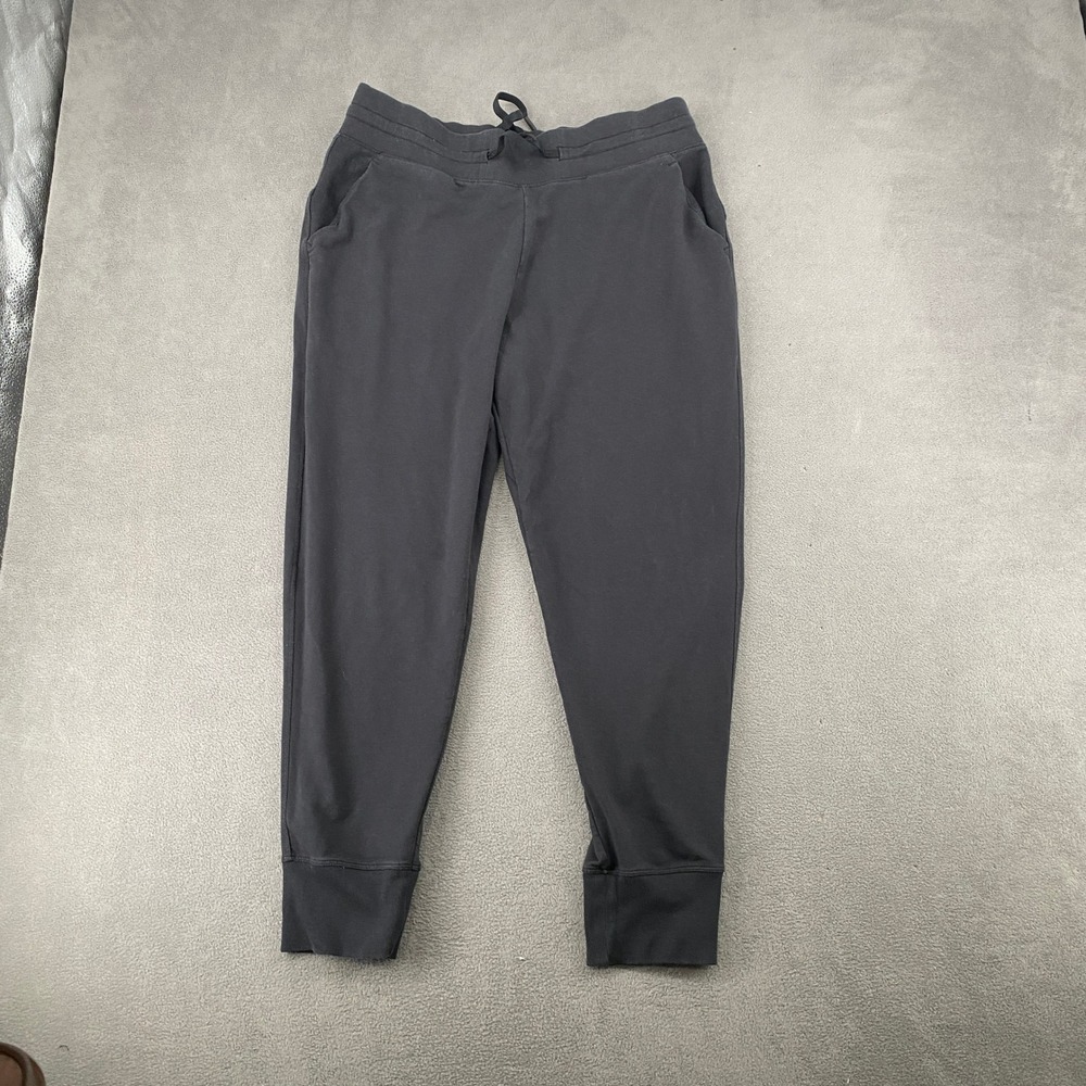 All In Motion Mens Black Tapered Joggers Drawstring Athletic Pants Size M